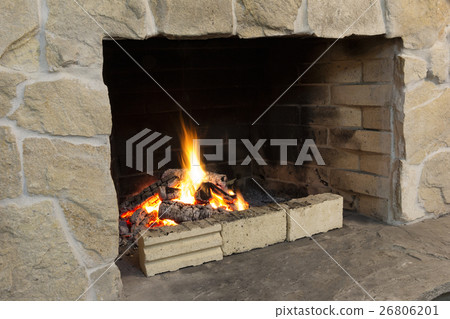 brick fireplace  26806201