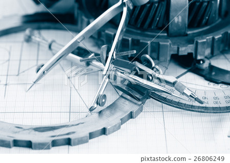 Gears On Blueprint 26806249