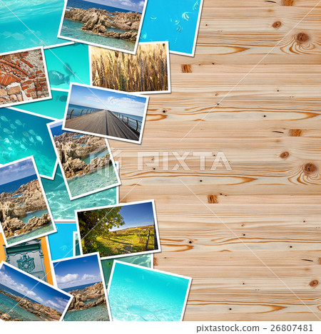 A pile of photographs A pile of photographs 26807481