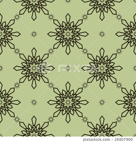 Christmas snowflakes seamless background.  26807900