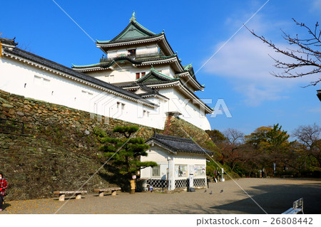 和歌山城 和歌山县 图库照片