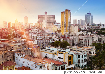 Cuba. Old Havana. Top view Cuba. Old Havana. Top view 26810581