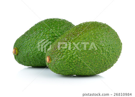 avocado on white background avocado on white background 26810984