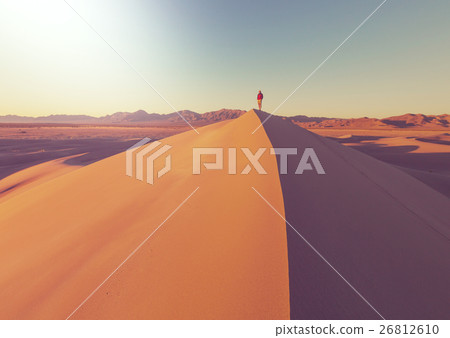 Hike in desert Hike in desert 26812610