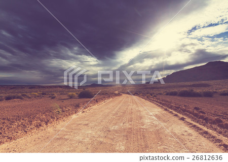 Road in prairie Road in prairie 26812636