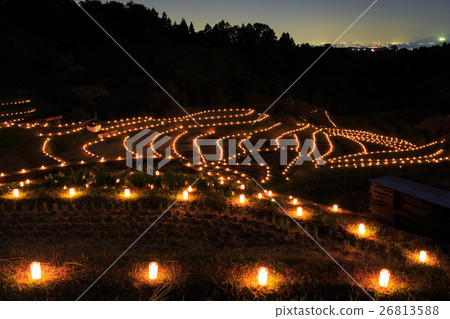 Chihaya赤坂村水稻梯田Yumari光 26813588