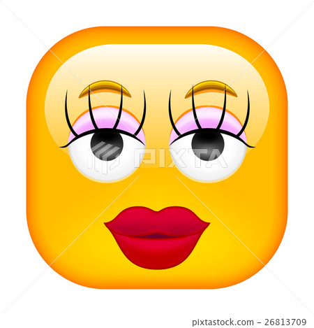 Famale Emoticon. Beauty Emoticon Famale Emoticon. Beauty Emoticon 26813709