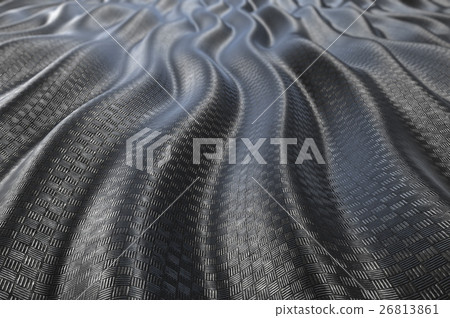 Metallic pattern abstract wave background 26813861