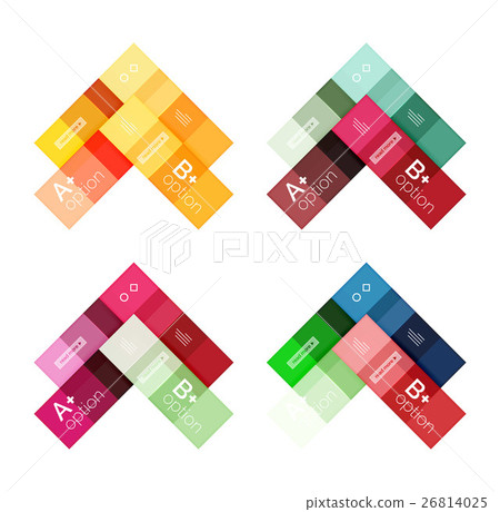 Vector color stripes infographics templates Vector color stripes infographics templates 26814025