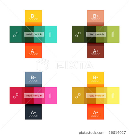 Vector color stripes infographics templates Vector color stripes infographics templates 26814027