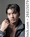 Portrait of Asian man in the jacket - Head shot 26815079