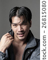 Portrait of Asian man in the jacket - Head shot 26815080