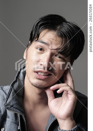 Portrait of Asian man in the jacket - Head shot 26815084