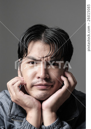 Portrait of Asian man in the jacket - Head shot 26815085
