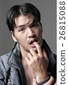 Portrait of Asian man in the jacket - Head shot 26815088