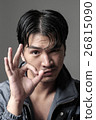 Portrait of Asian man in the jacket - Head shot 26815090