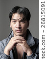 Portrait of Asian man in the jacket - Head shot 26815091