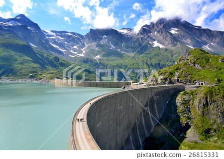 The Moserbooden hydroelectric dam in Austria Alps. The Moserbooden hydroelectric dam in Austria Alps. 26815331