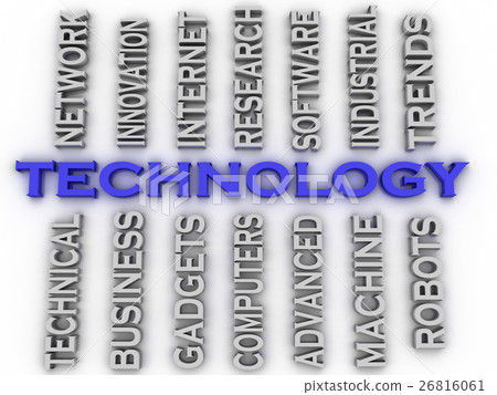 3d image Technology issues concept word cloud 3d image Technology issues concept word cloud 26816061