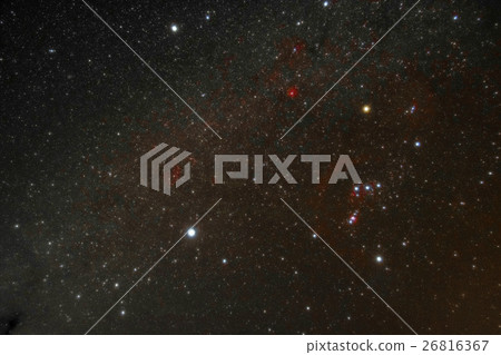Night sky in winter 26816367