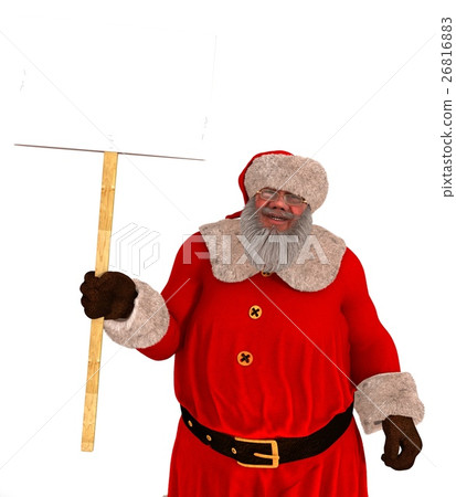 Santa Claus 3D Illustration Isolated On White 26816883