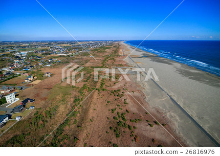 Aerial view of Yamatake-shi Shirahata Hon Suisuma Beach Aerial view of Yamatake-shi Shirahata Hon Suisuma Beach 26816976