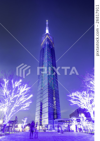 Fukuoka Tower Christmas Illumination 26817911
