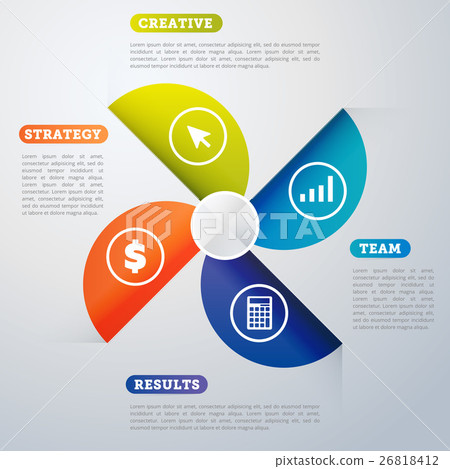 Infographics elements vector template - Stock Illustration [26818412 ...