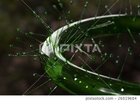 Drocera flower 3d illustration Drocera flower 3d illustration 26819684