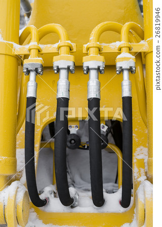 Hydraulic connections of a machinery industrial 26819946