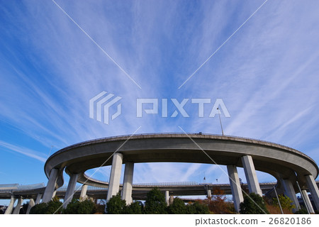 Aikiruno interchange curve and squirrel in central area Dec 2016 c Aikiruno interchange curve and squirrel in central area Dec 2016 c 26820186