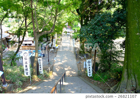 Semba Toshogu神社(從上部方法) Semba Toshogu神社(從上部方法) 26821107