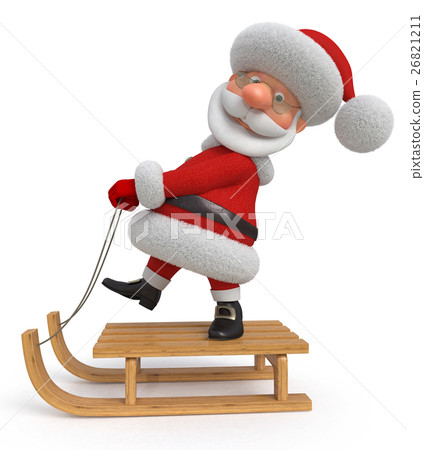 Santa Claus rides the sledge Santa Claus rides the sledge 26821211