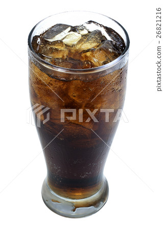 softdrink with soda in glass softdrink with soda in glass 26821216