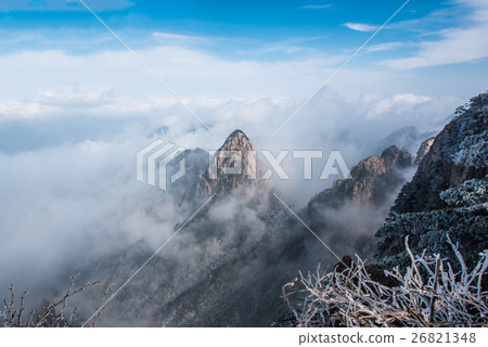 Huangshan (Yellow Mountains) China. Huangshan (Yellow Mountains) China. 26821348