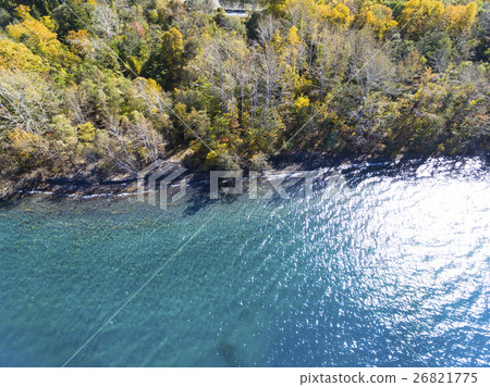 秋天的支笏湖湖（真正的天空鳥瞰圖） 26821775