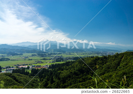 Scenery of Uonuma City Hill view Scenery of Uonuma City Hill view 26822665