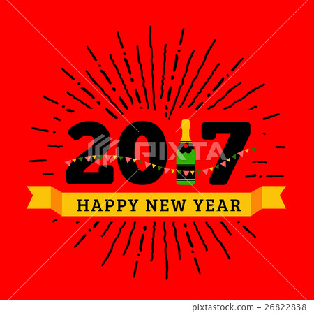 Congratulations to the happy new 2017 year with a 26822838