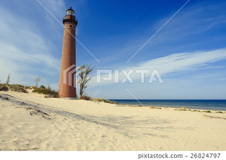 Little Sable Point Lighthouse in dunes Little Sable Point Lighthouse in dunes 26824797