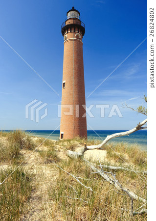 Little Sable Point Lighthouse in dunes 26824802