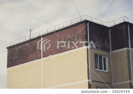 Aerial view on residential blocks of flats in Aerial view on residential blocks of flats in 26826348