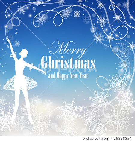 Christmas and New Year greeting card Christmas and New Year greeting card 26828554