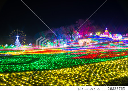 Tokyo German Village Illumination 2016 (Sodegaura City, Chiba Prefecture) [uses cross filter] 26828765