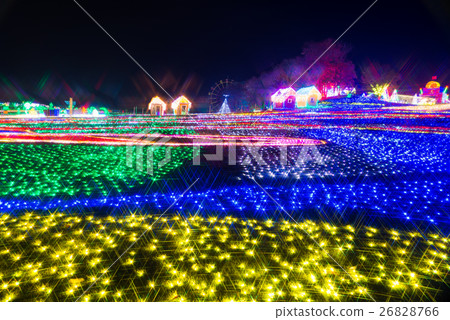 Tokyo German Village Illumination 2016 (Sodegaura City, Chiba Prefecture) [uses cross filter] 26828766