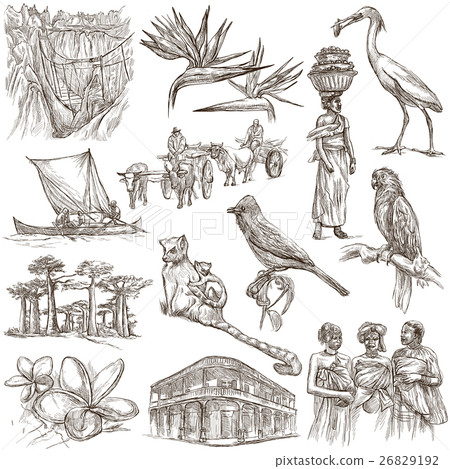 Madagascar - Pictures of life. Travel collection. 26829192