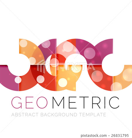 Geometrical minimal abstract background with light 26831795