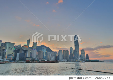 sunset of Victoria Harbour 2016 26832733