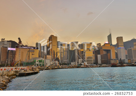 sunset of Victoria Harbour 2016 sunset of Victoria Harbour 2016 26832753