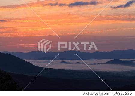 Dawn spreading the sea of clouds - Kyoyama Takahara Kimita (Kiminaido) From the view rest area - 26833550