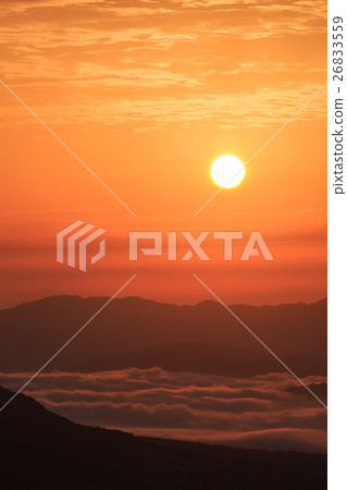 上升的升天和雲海 -  Kyoyama Takahara Kimita（Kiminaido）從觀點休息的地方 -  26833559